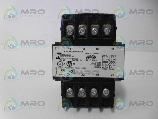 HAMMOND PT75QP TRANSFORMER *NEW NO BOX*