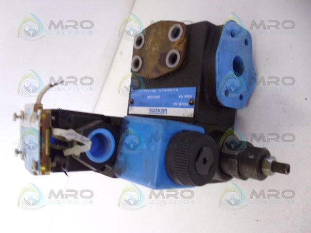 VICKERS CPF2S-06-F-W-3S-M-FW-B5-20 HYDRAULIC CONTROL VALVE *USED*