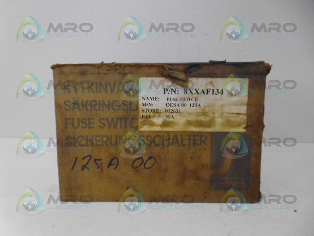 STROMBERG OESA 125A FUSE SWITCH (AS PICTURED) *NEW IN BOX*