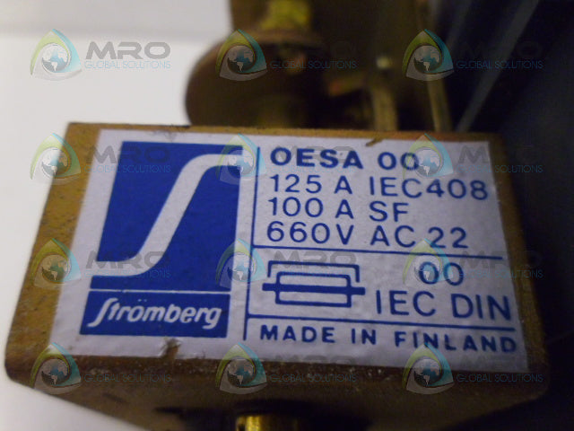 STROMBERG OESA 125A FUSE SWITCH (AS PICTURED) *NEW IN BOX*