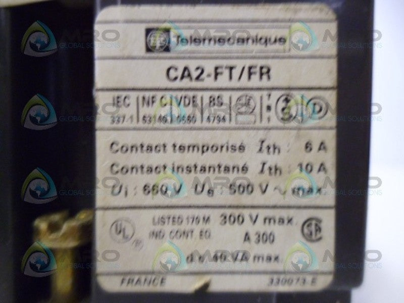 TELEMECANIQUE CA2-FT/FR RELAY UNMP