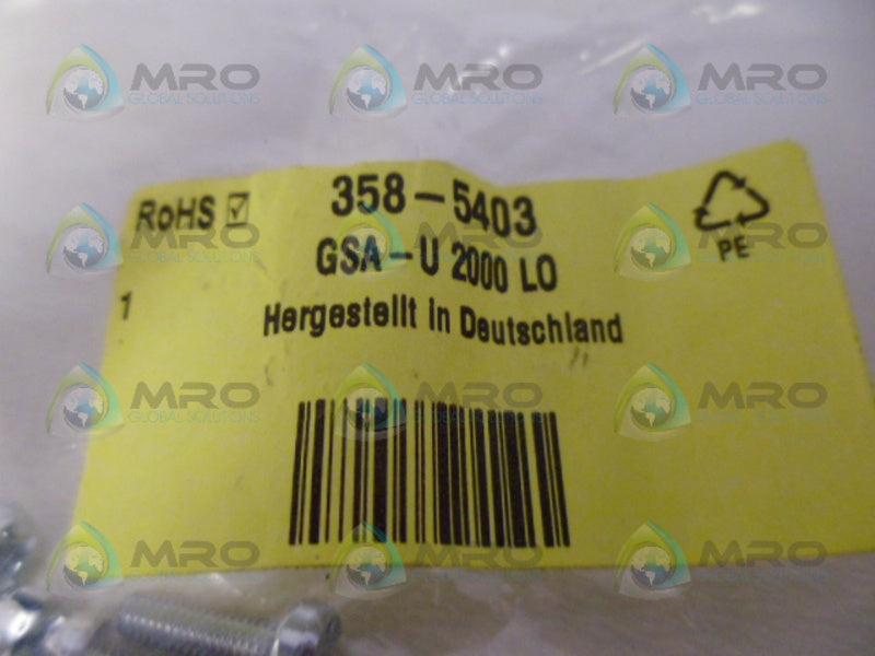 HIRSCHMANN 358-5403 SOLENOID VALE CONNECTOR NSNP