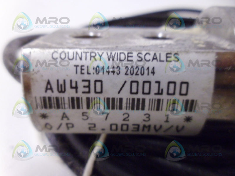COUNTRY WIDE AW430/00100 LOAD CELL UNMP