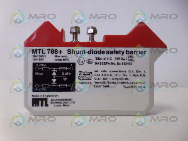 MEASUREMENT TECHNOLOGIES MTL788+ SAFETY BARRIER *NEW NO BOX*