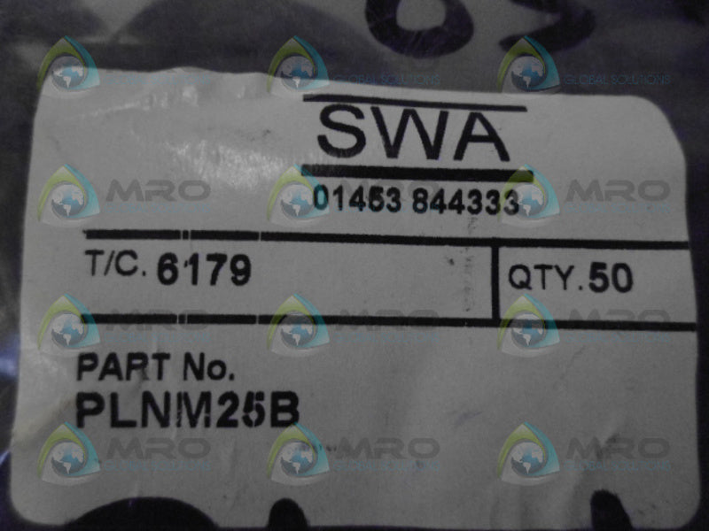 SWA PLNM25B LOCK NUT WASHER (PK OF 50) NSMP