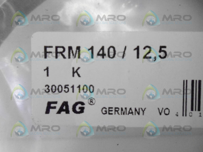 FAG FRM 140/12,5 PILLOW BLOCK ACCESSORY *NEW IN FACTORY BAG*