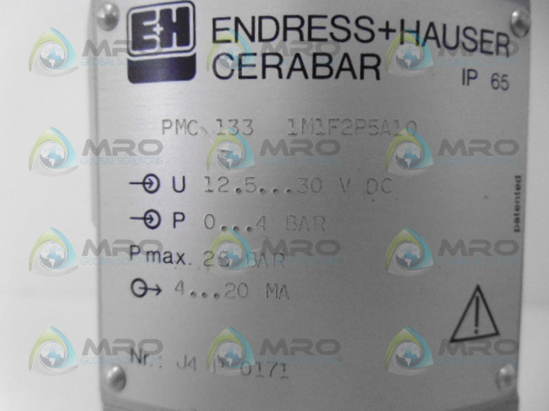 ENDRESS+HAUSER PMC 133 1M1F2P5A10 PRESSURE TRANSDUCER NSNP
