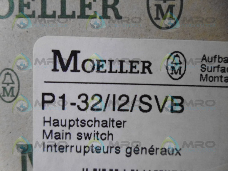 MOELLER P1-32/12/SVB MAIN SWITCH NSMP