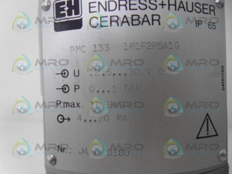 ENDRESS+HAUSER PMC 133 1M1F2P5A1G PRESSURE TRANSMITTER NSMP