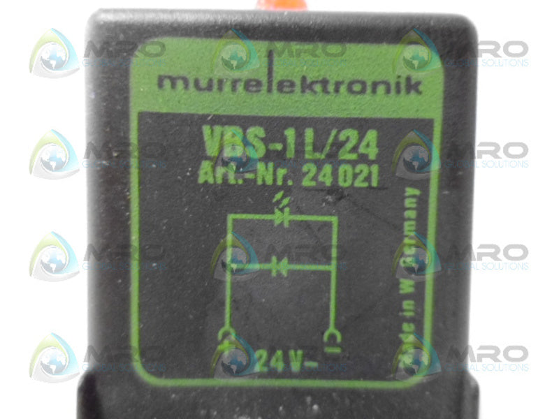 MURR ELEKTRONIK VBS-1L/24 VALVE SUPPRESSOR 24021 NSNP