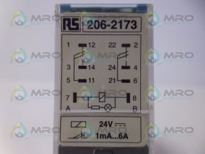 RS 206-2173 RELAY 24V UNMP