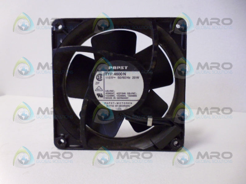 PAPST 4600 N COOLING FAN UNMP