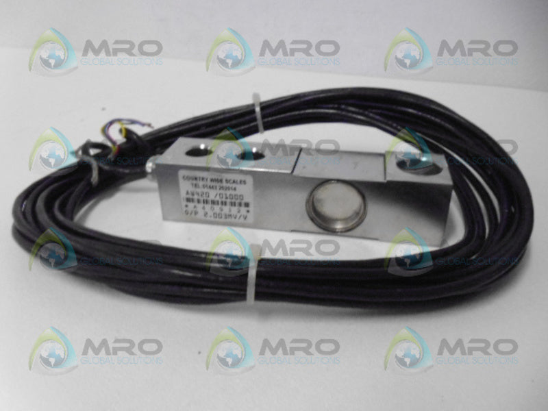 COUNTRY WIDE AW420/01000 LOAD CELL UNMP