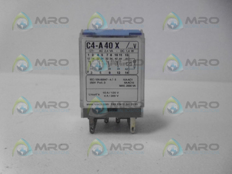 RELECO C4-A40 X RELAY AC230V UNMP