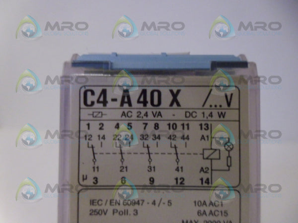 RELECO C4-A40 X RELAY AC230V UNMP