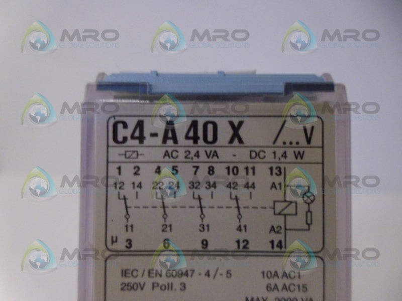 RELECO C4-A40 X RELAY AC230V UNMP