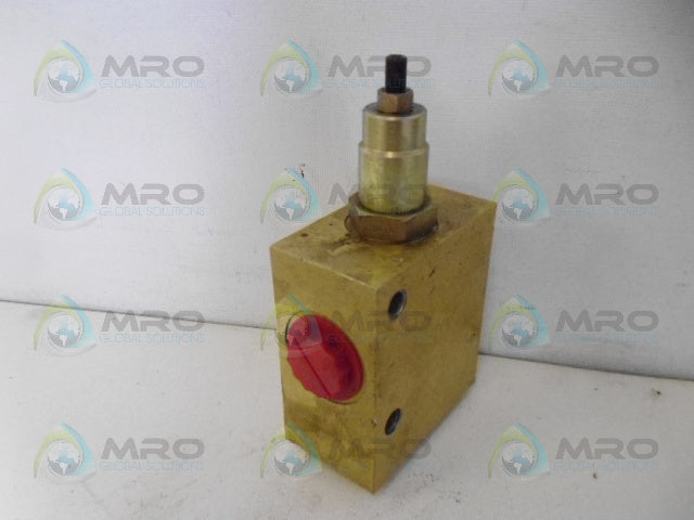 VICKERS CBV1-12-S-IA12T-A-30 SCREW IN CARTRIDGE VALVE *USED*