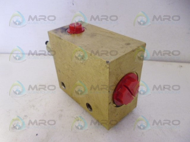 VICKERS CBV1-12-S-IA12T-A-30 SCREW IN CARTRIDGE VALVE *USED*