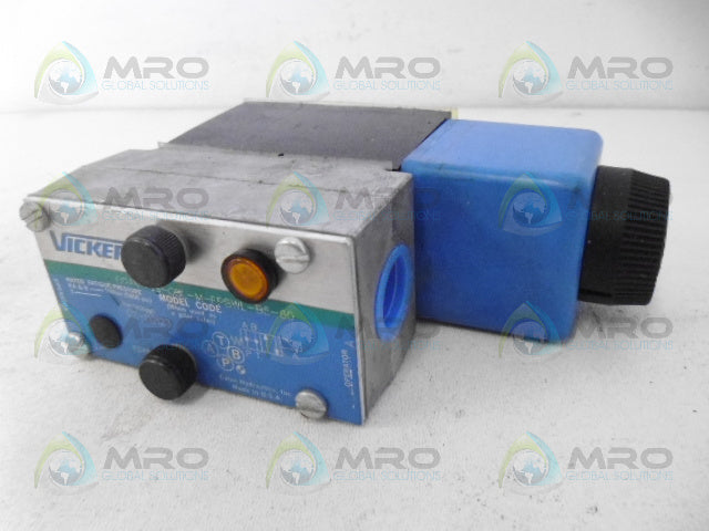 VICKERS DG4V-3S-OBL-M-FPBWL-B5-60 SOLENOID DIRECTIONAL VALVE *NEW NO BOX*