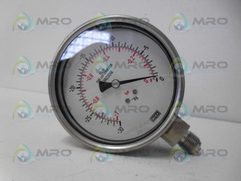 WIKA 233.50.100 PRESSURE GUAGE -30 NSMP