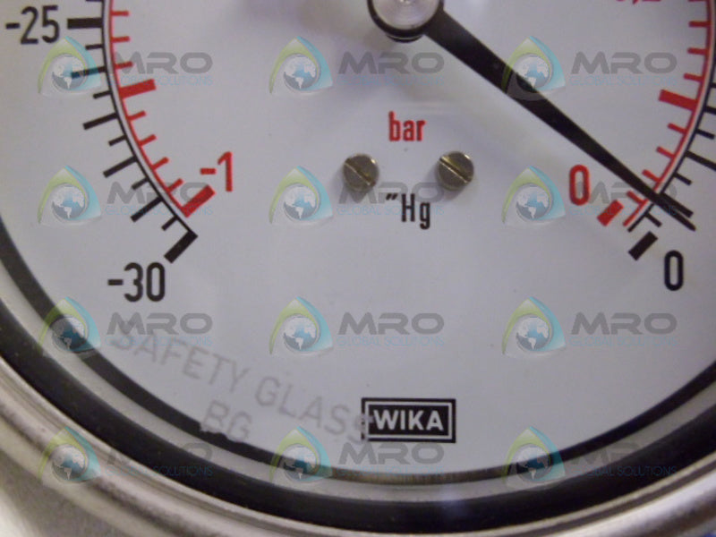 WIKA 233.50.100 PRESSURE GUAGE -30 NSMP