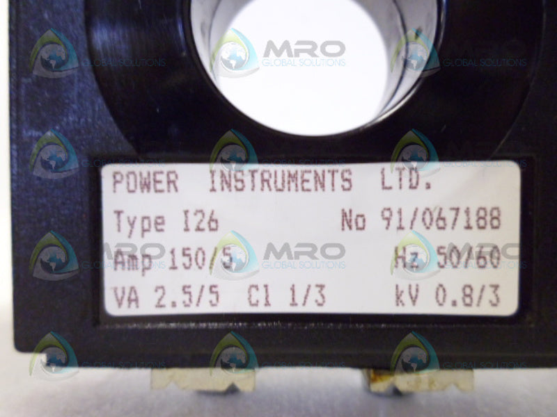 POWER INSTRUMENTS TYPE I26 CURRENT TRANSMITTER  NSNP