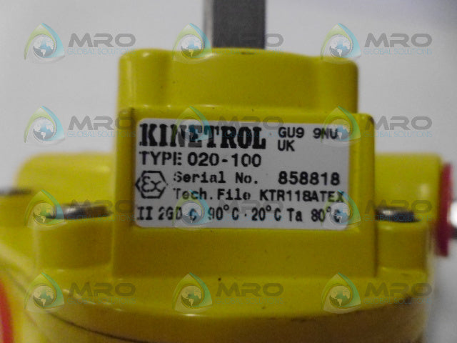 KINETROL 020-100 ACTUATOR *NEW NO BOX*
