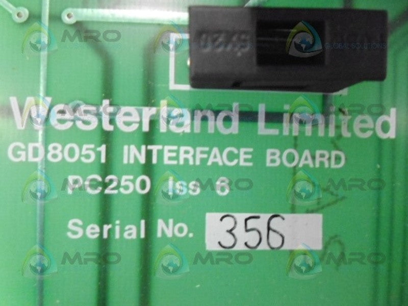 WESTERLAND PC250 INTERFACE BOARD NSNP