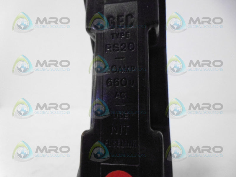 GEC RS20 20A 660VAC  NSNP