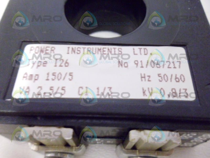 POWER INSTRUMENTS I26 PART# 5/150 AMP NSNP