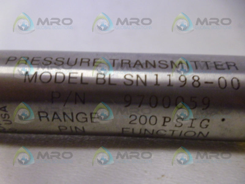 DATA INSTRUMENTS 9700059 PRESSURE TRANSMITTER NSNP