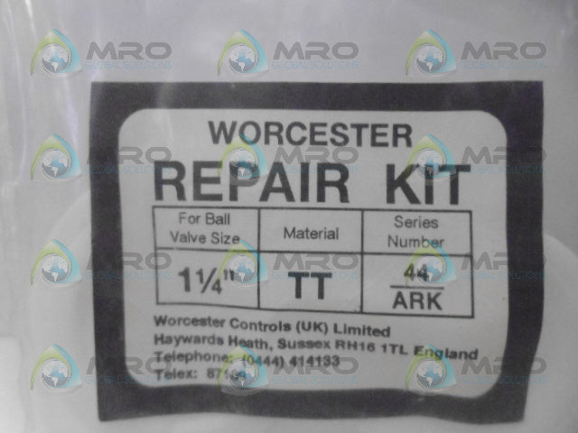 WORCESTER ARK44-TT REPAIR KIT *NEW IN FACTORY BAG*