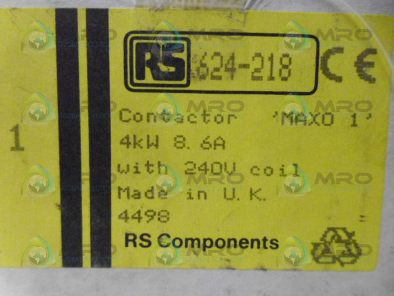 RS 624-218 CONTACTOR NSMP