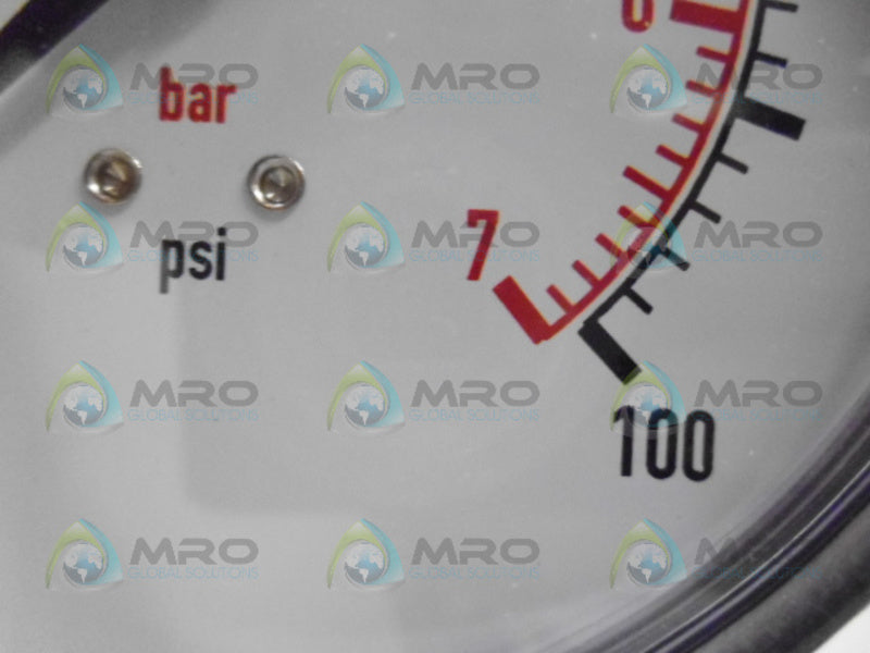 WIKA 111.10.100 GUAGE 100PSI NSMP