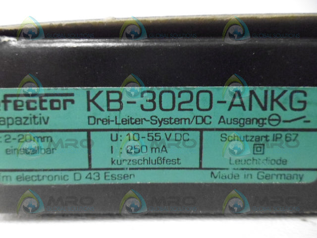 IFM EFECTOR KB5001 KB-3020-ANKG PROXIMITY SWITCH *NEW IN BOX*
