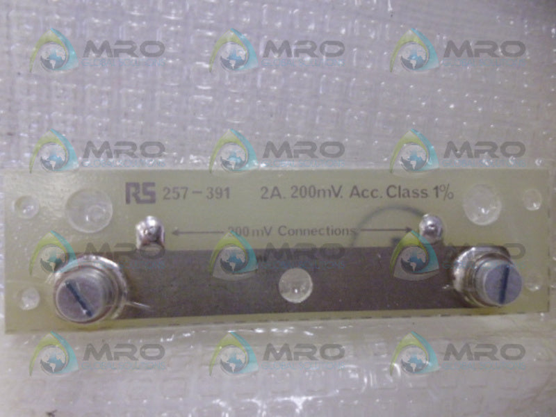 RS 257-391 AMMETER SHUNT NSMP