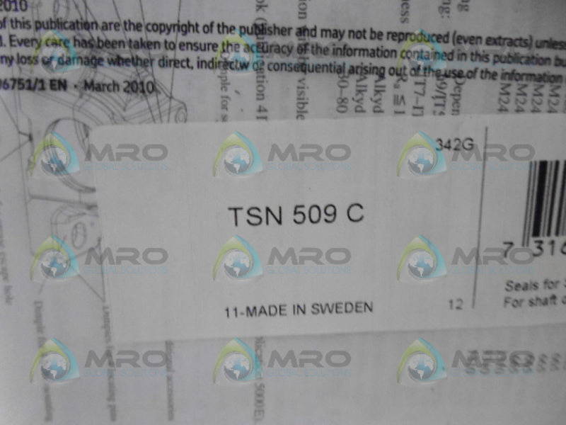 SKF TSN509C SEAL KIT NSMP