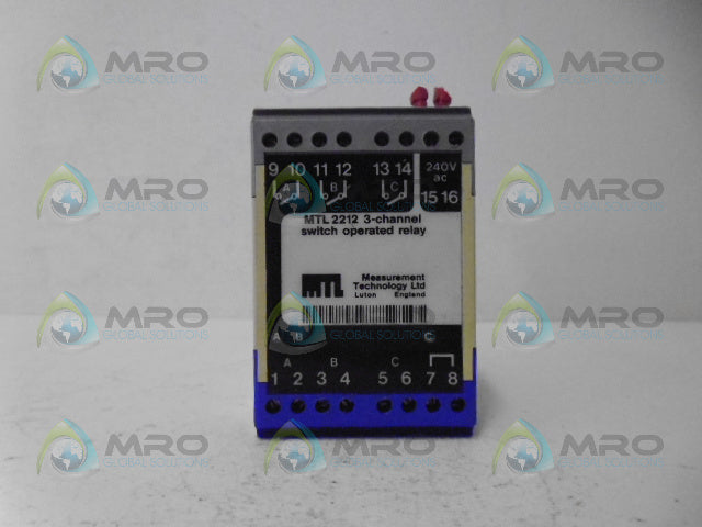 MEASUREMENT TECHNOLOGIES MTL2212 RELAY *NEW NO BOX*