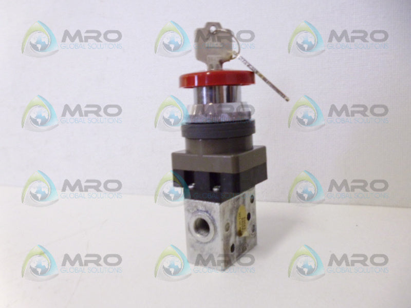 PARKER 703113610B PUSH LOCK KEY VALVE NSNP