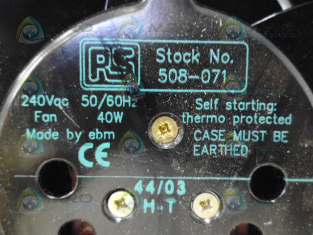 RS 508-071 AXIAL FAN *NEW NO BOX*