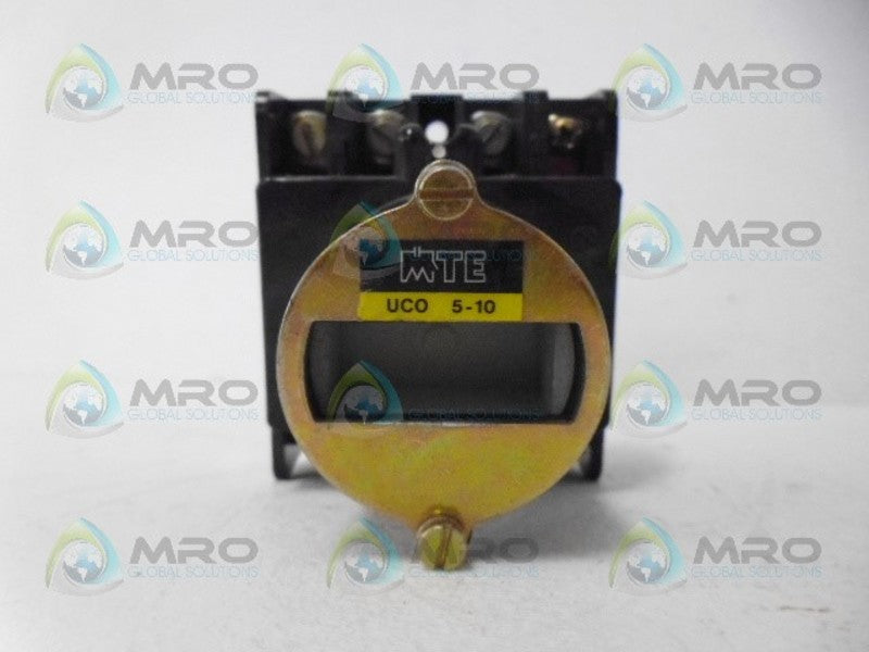 MTE UCO.10 CONTACTOR RELAY/MOTOR STARTER *USED*