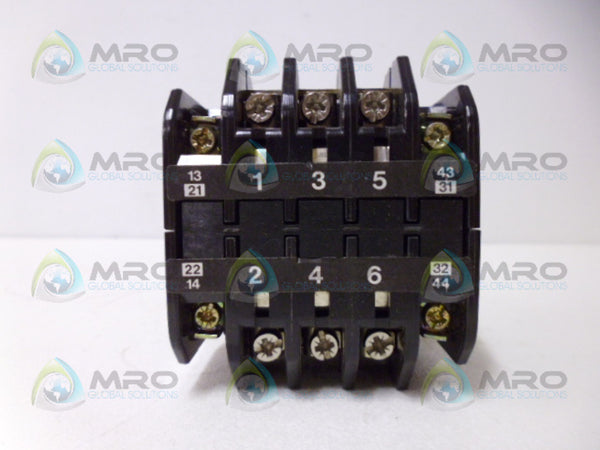 BENEDIKT & JAGER K29 CONTACTOR RELAY NSNP