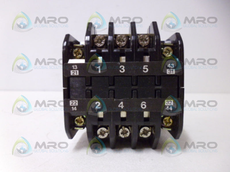BENEDIKT & JAGER K29 CONTACTOR RELAY NSNP
