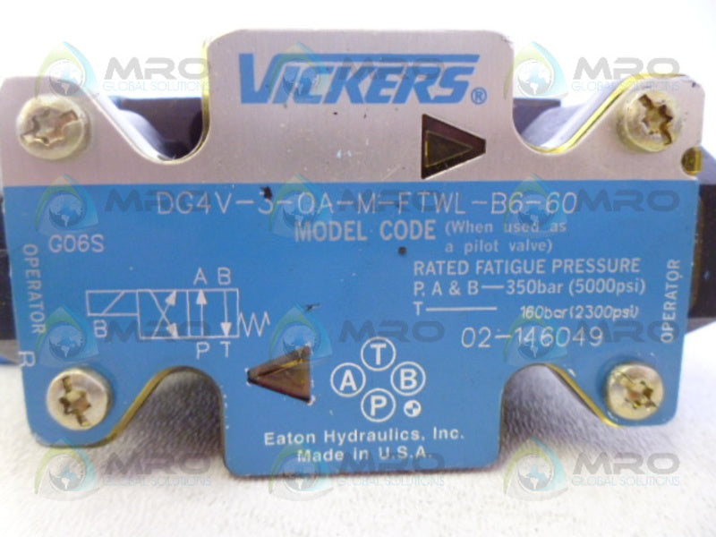VICKERS DG4V-3-OA-M-FTWL-B6-60 DIRECTIONAL VALVE  NSNP