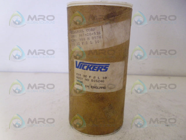 VICKERS CVI-32-F-2-L-10 HYDRAULIC SLIP IN CARTRIDGE VALVE *NEW IN BOX*