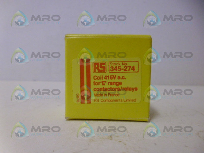 RS 345-274 COIL 415V NSMP