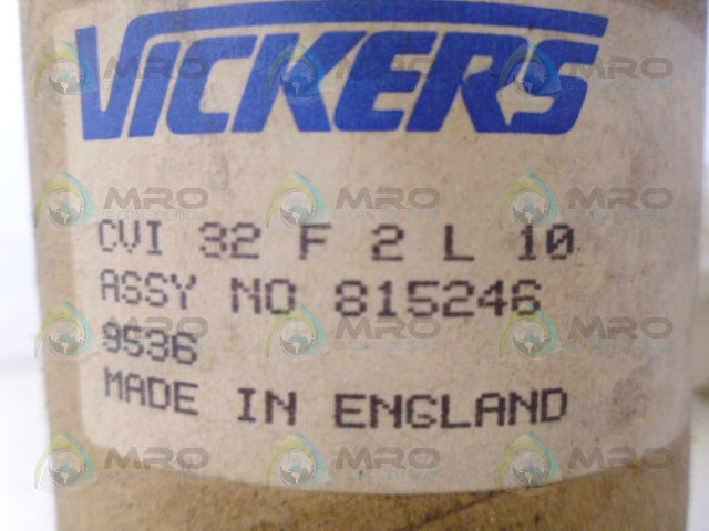 VICKERS CVI-32-F-2-L-10 HYDRAULIC SLIP IN CARTRIDGE VALVE *NEW IN BOX*