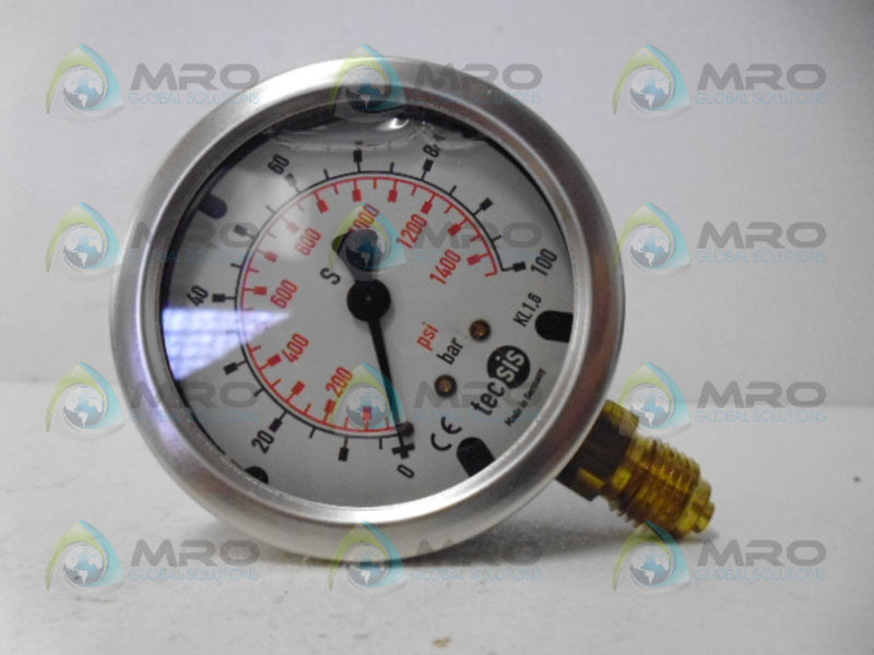 FARNELL 700-0753 GUAGE 100PSI NSMP