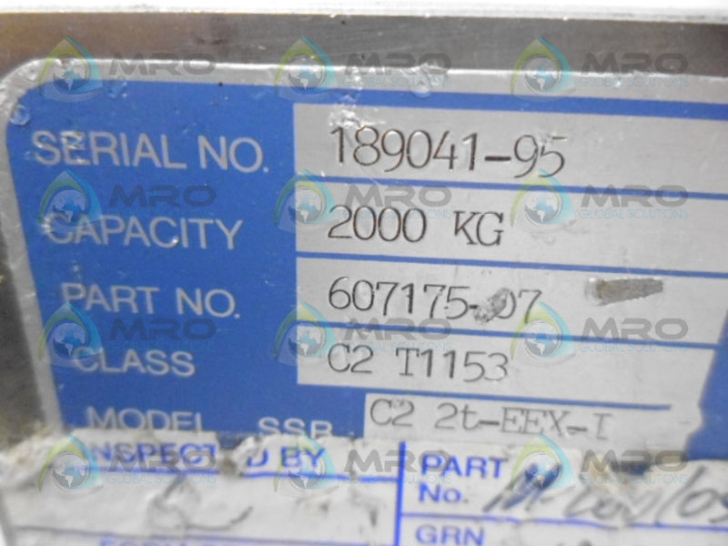 RTE 607175-07 LOAD CELL UNMP