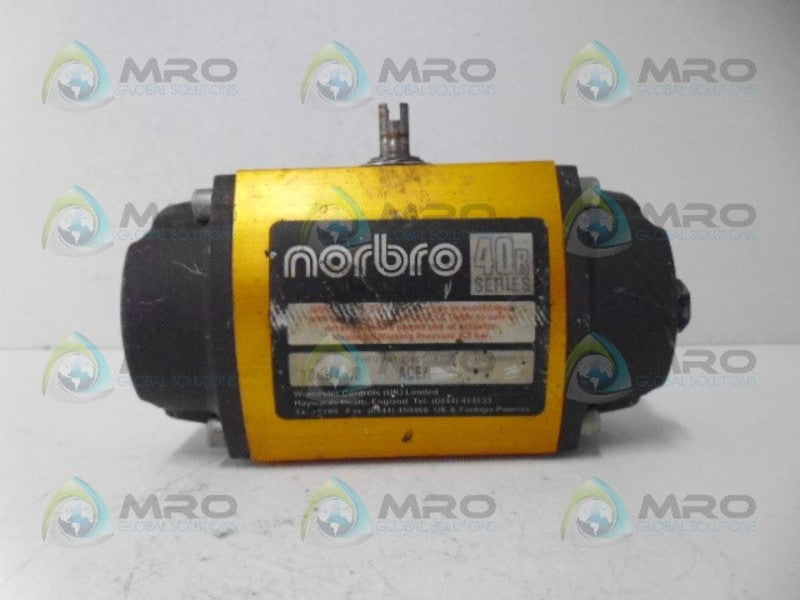 NORBRO 10RD40 PNEUMATIC ACTUATOR 40R SERIES UNMP